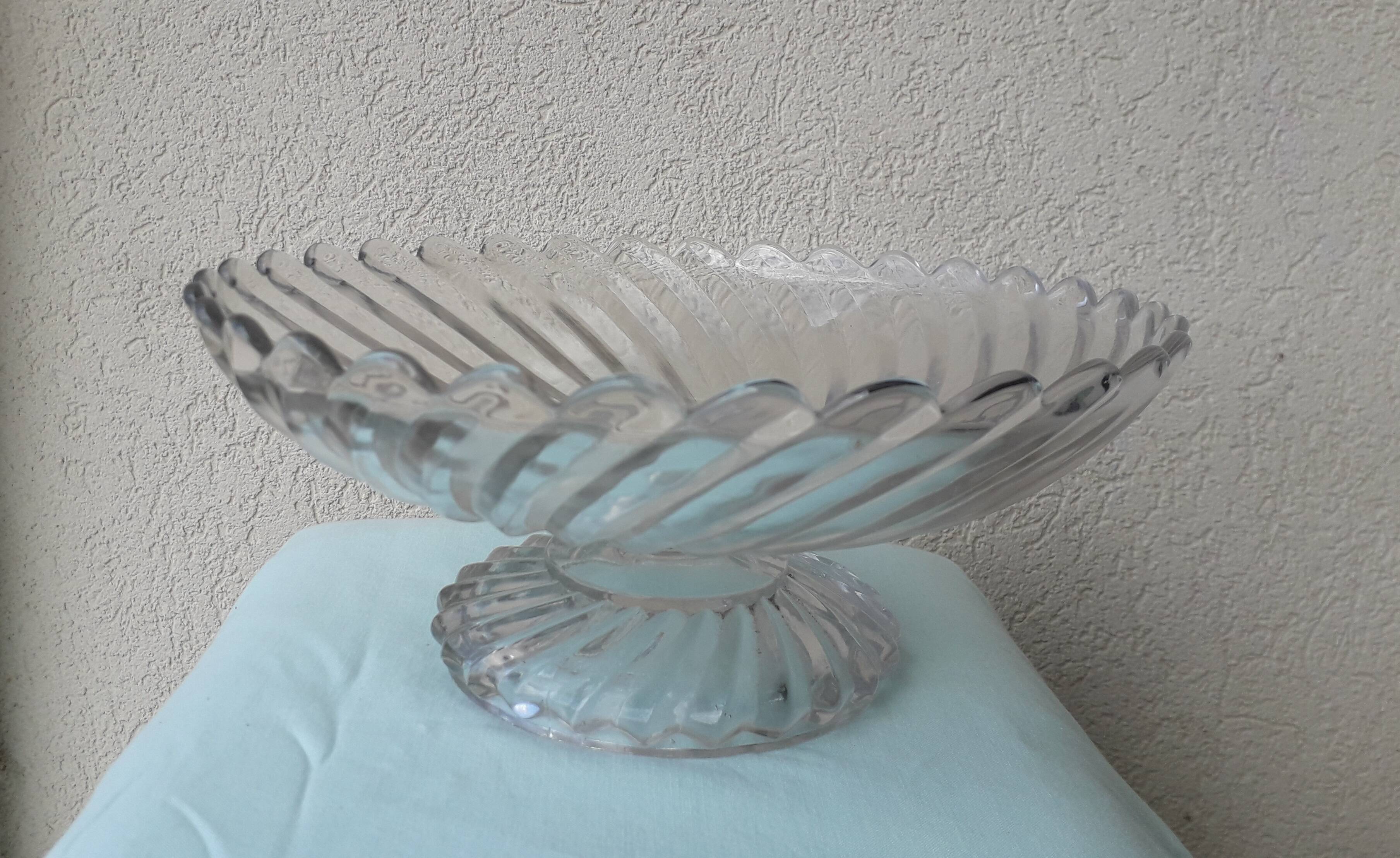 Compotier en verre Portieux