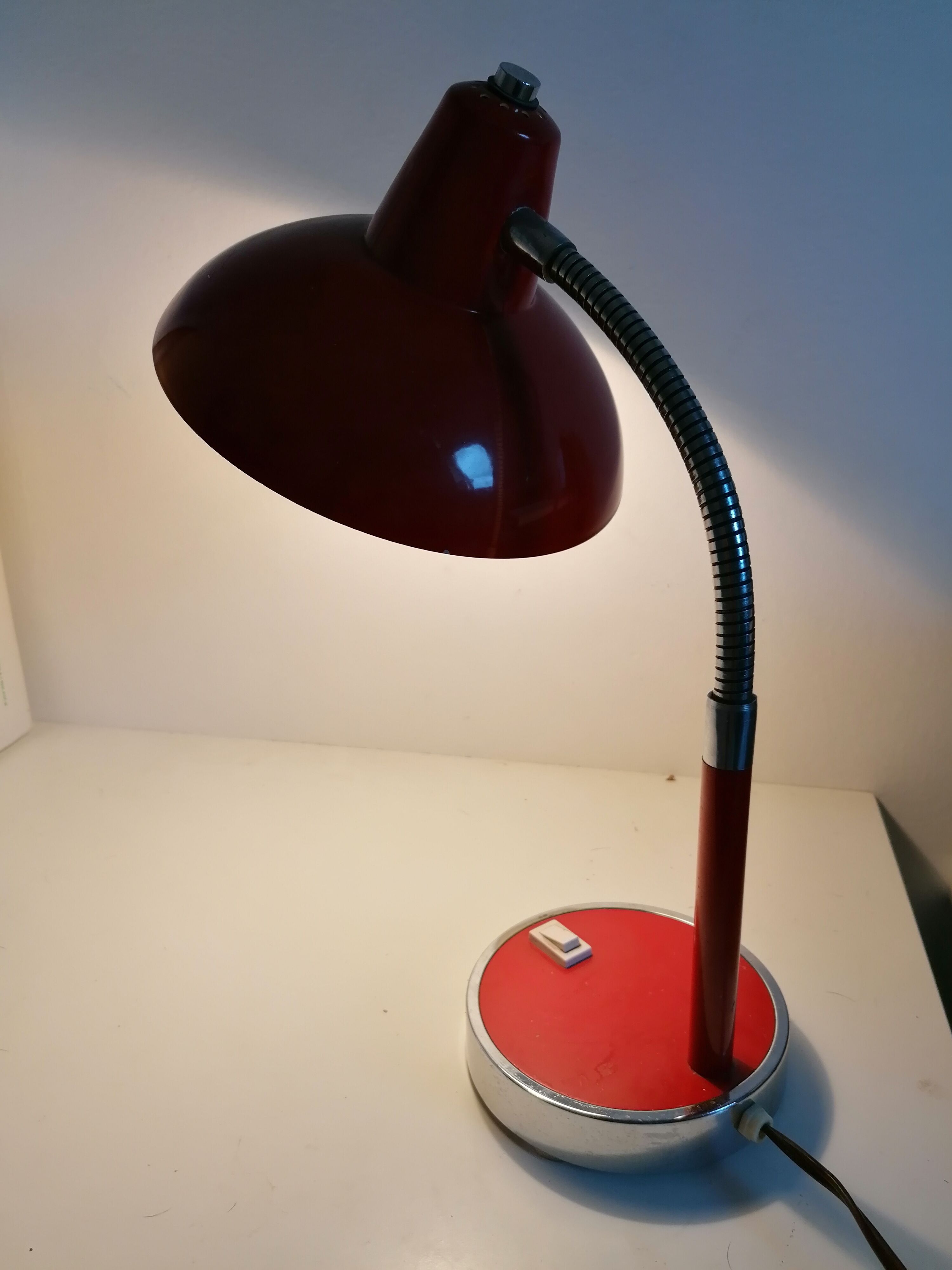 Lampe de bureau articulée old school vintage