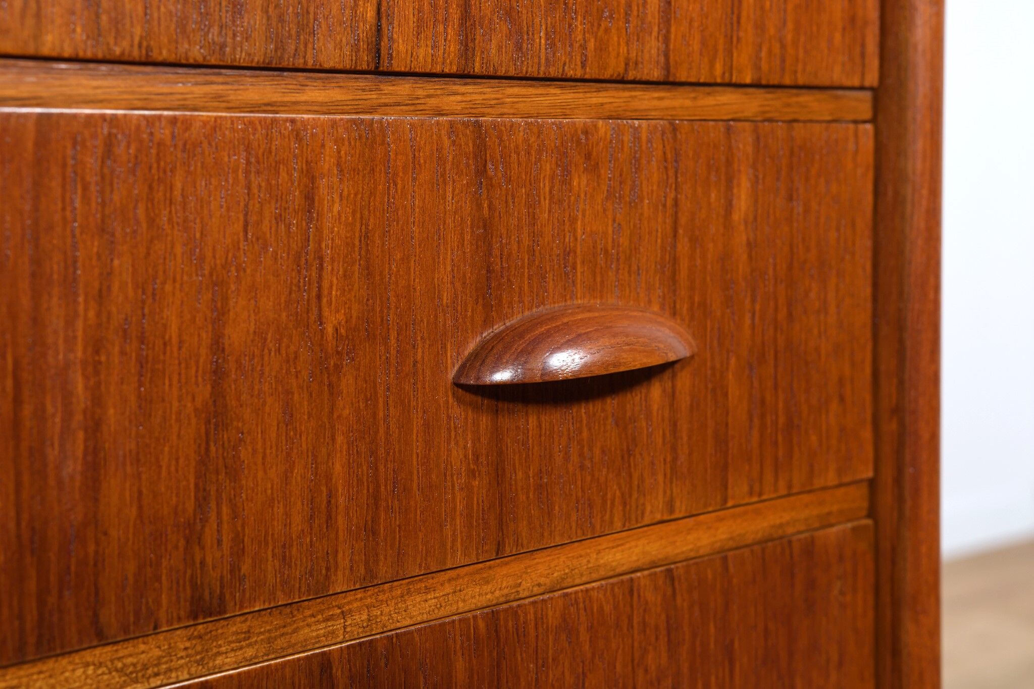 Coiffeuse danoise en teck du milieu du siècle, années 1960