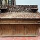 20th century solid fir washbasin unit