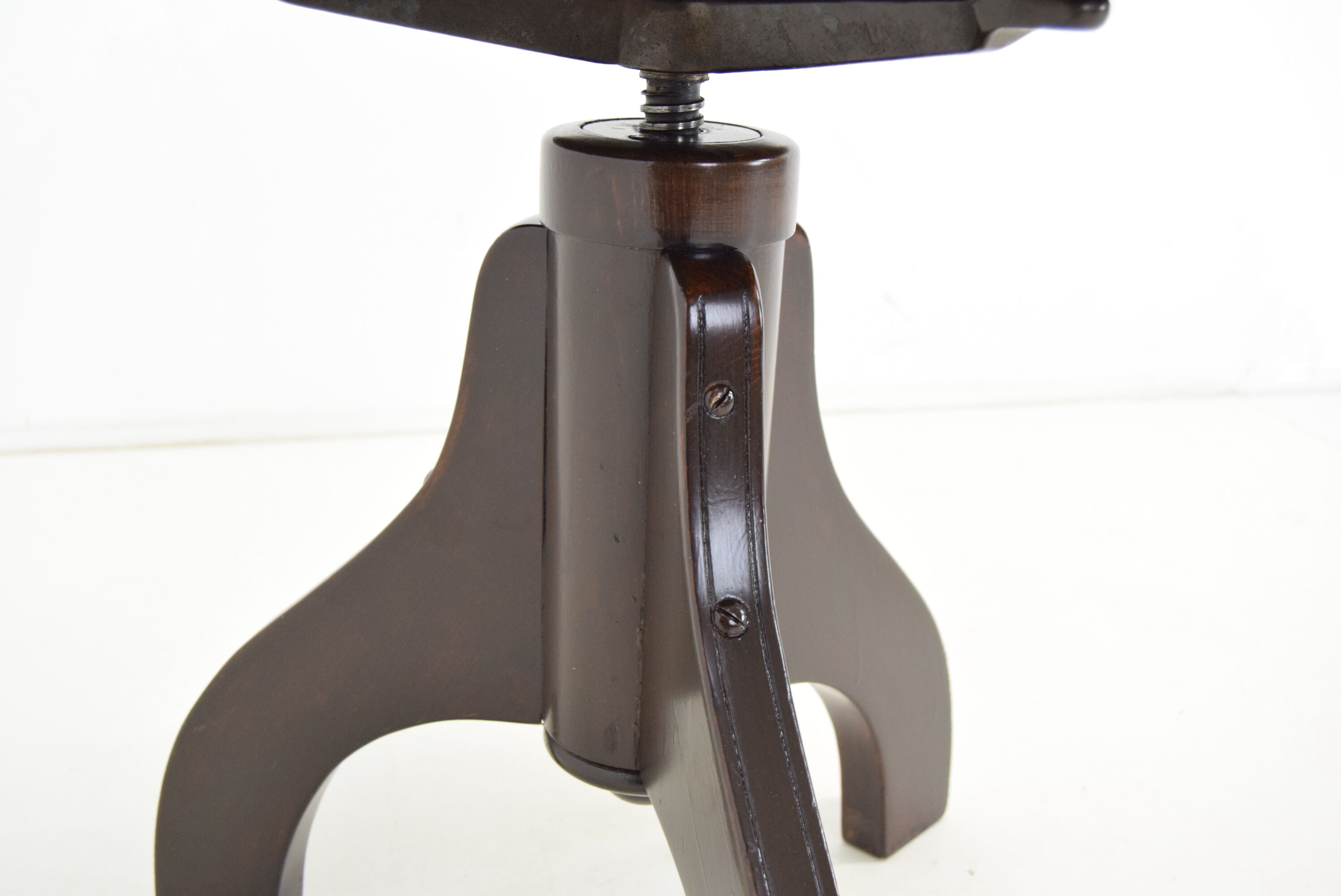 Tabouret de piano pivotant Thonet vers 1940