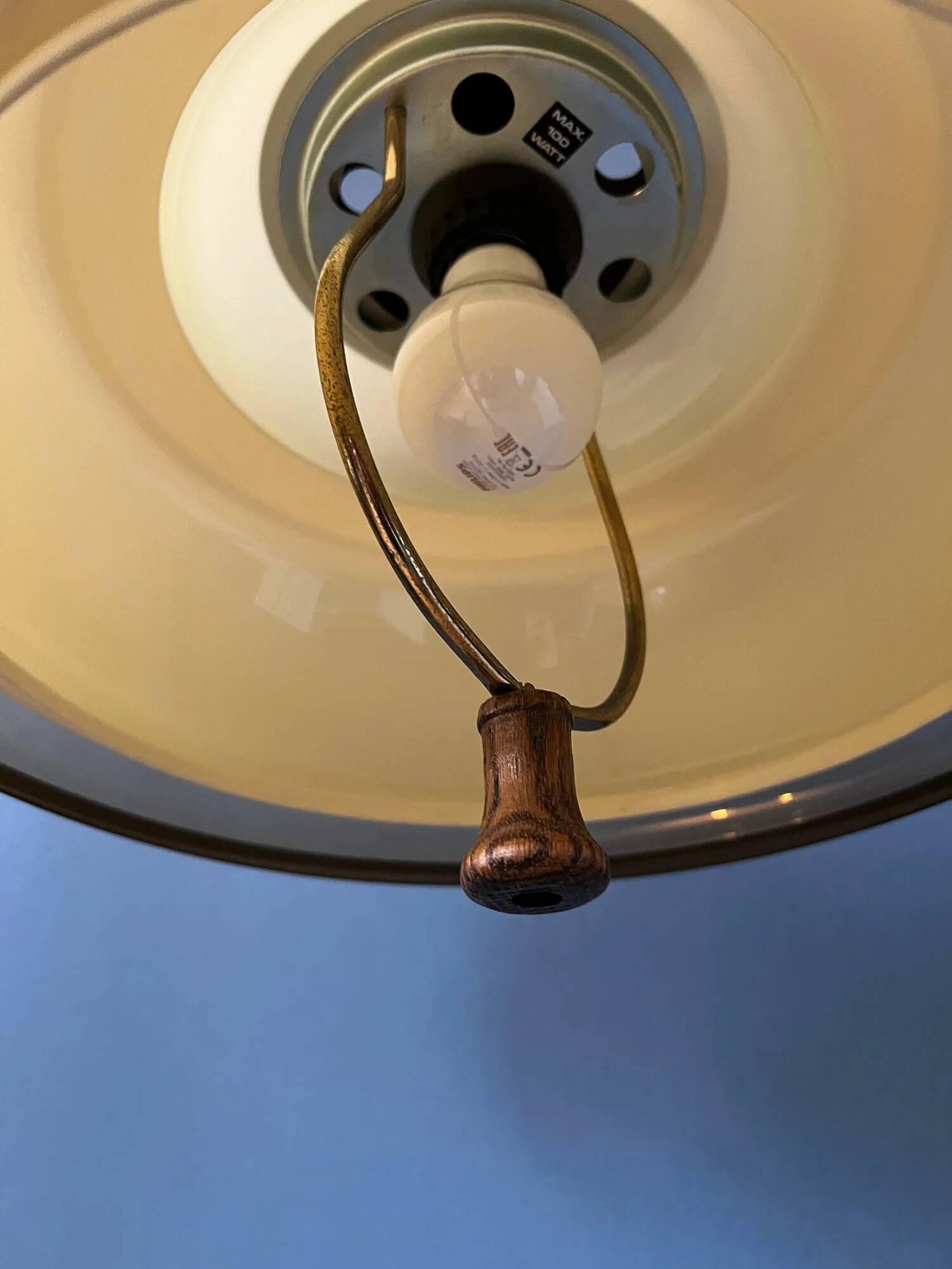 Mid-century Herda space age pendant light