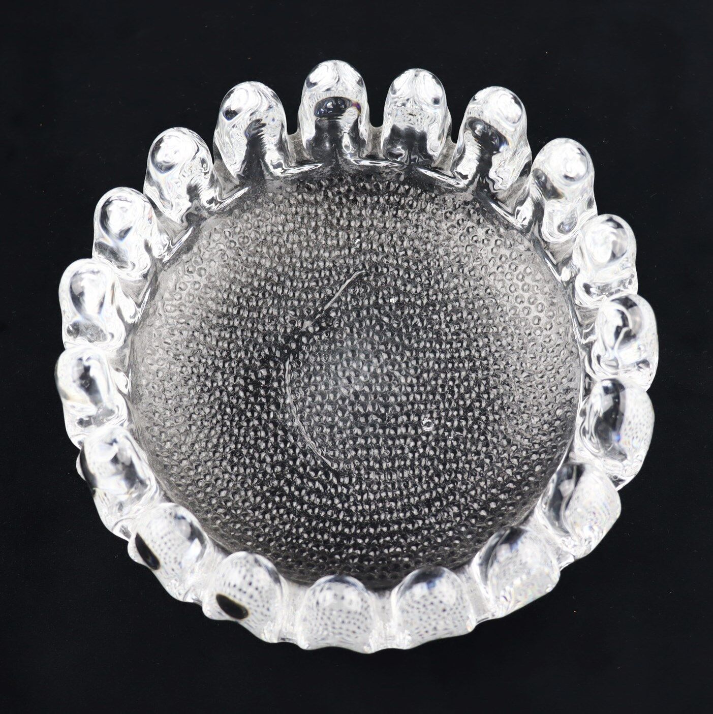 Empty glass pocket "Sunflower"