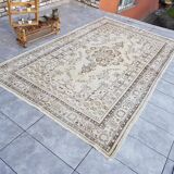 Beige Anatolian Oushak Rug sku v766