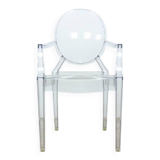 Louis Ghost transparent chair from Kartell.