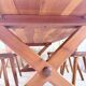 Mountain furniture set with table and 8 chairs Malmvall.