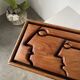 Bas relief cadre bois motifs visages