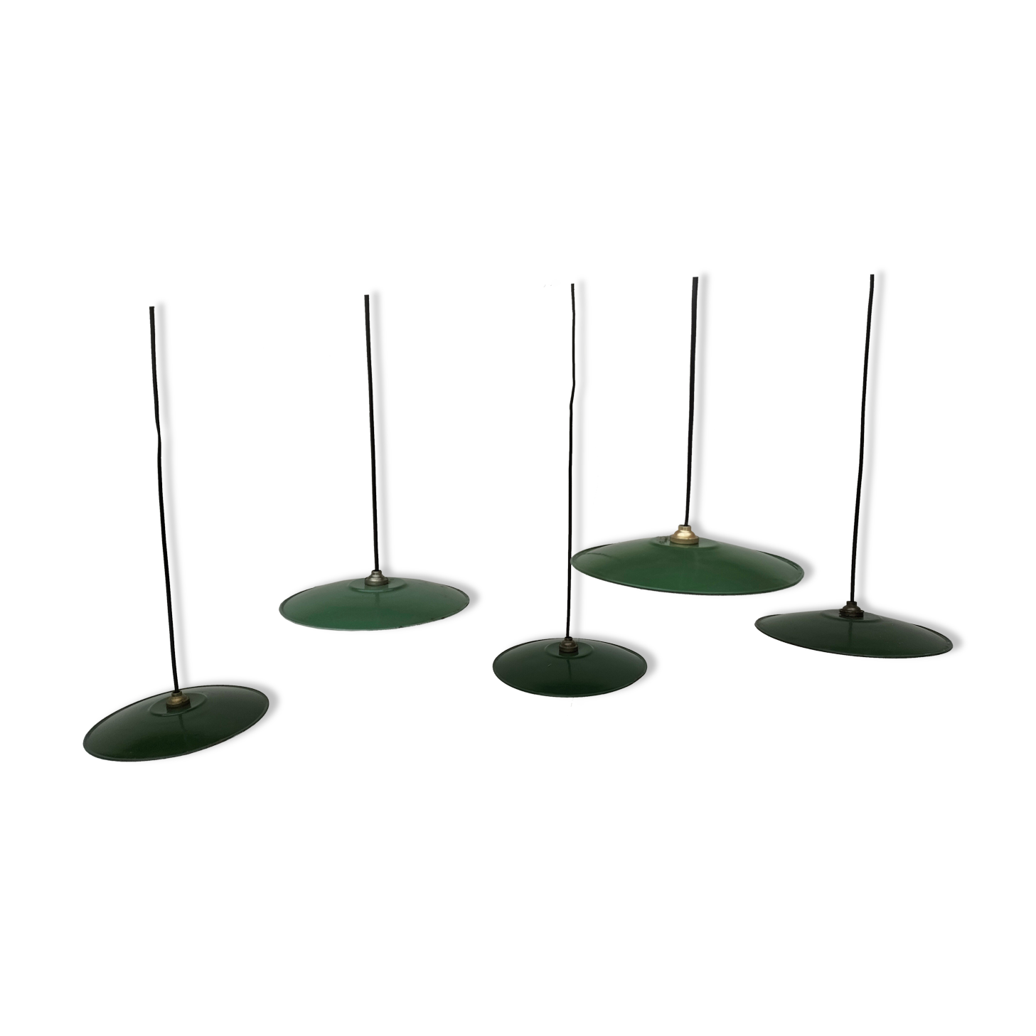 Set of antique lamps