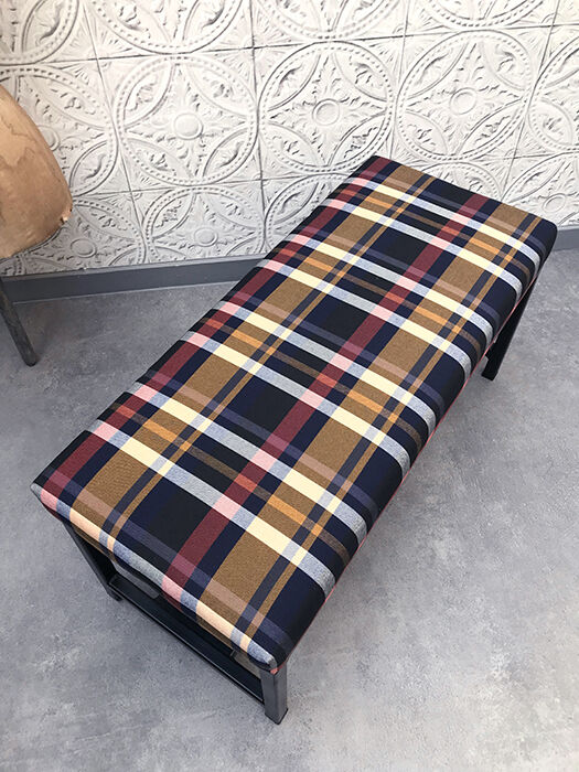 Bench in Tartan