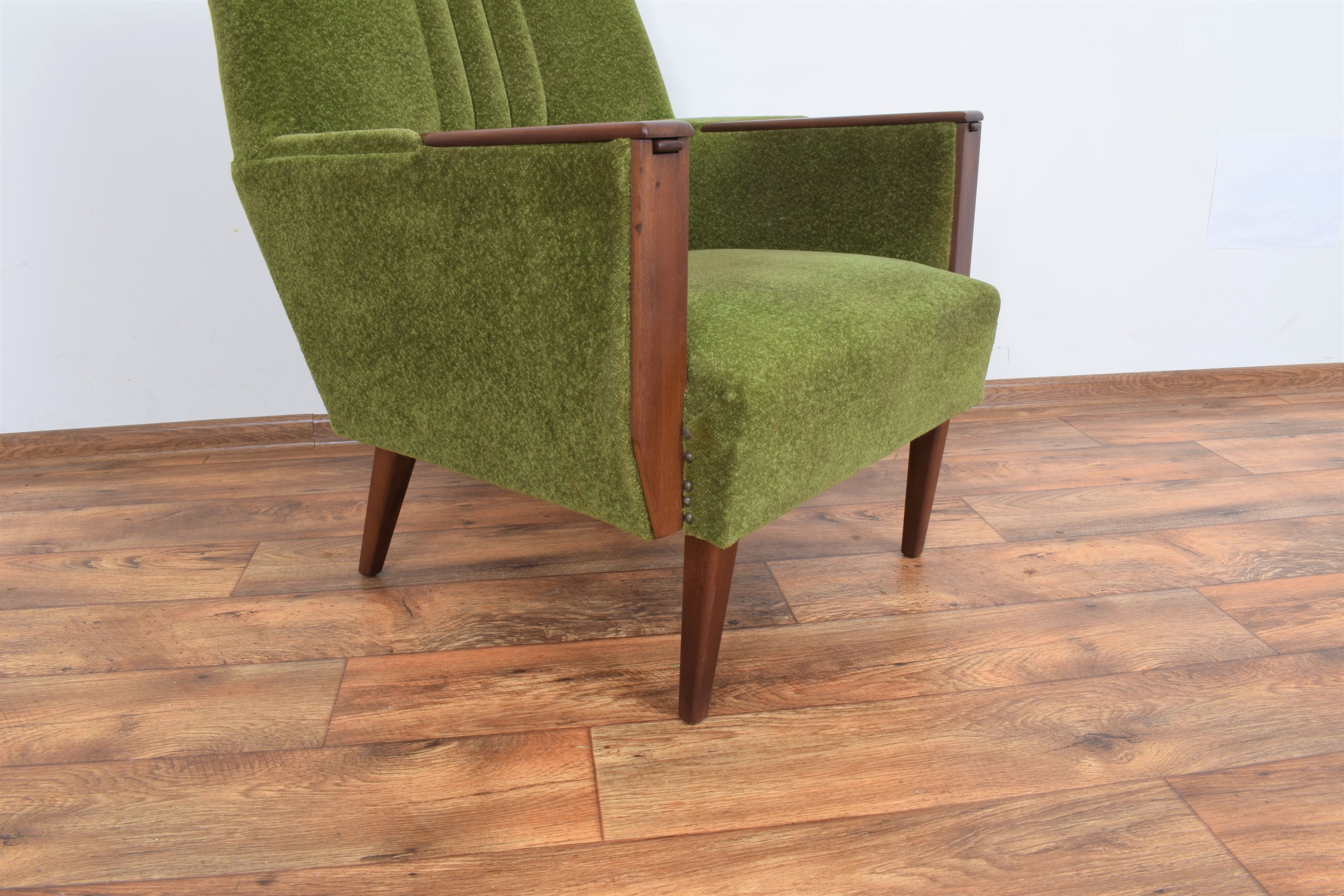 Danish teak armchairs, set of 2