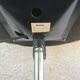 Former strafor adjustable metal chrome office chair - yellow fabric seat