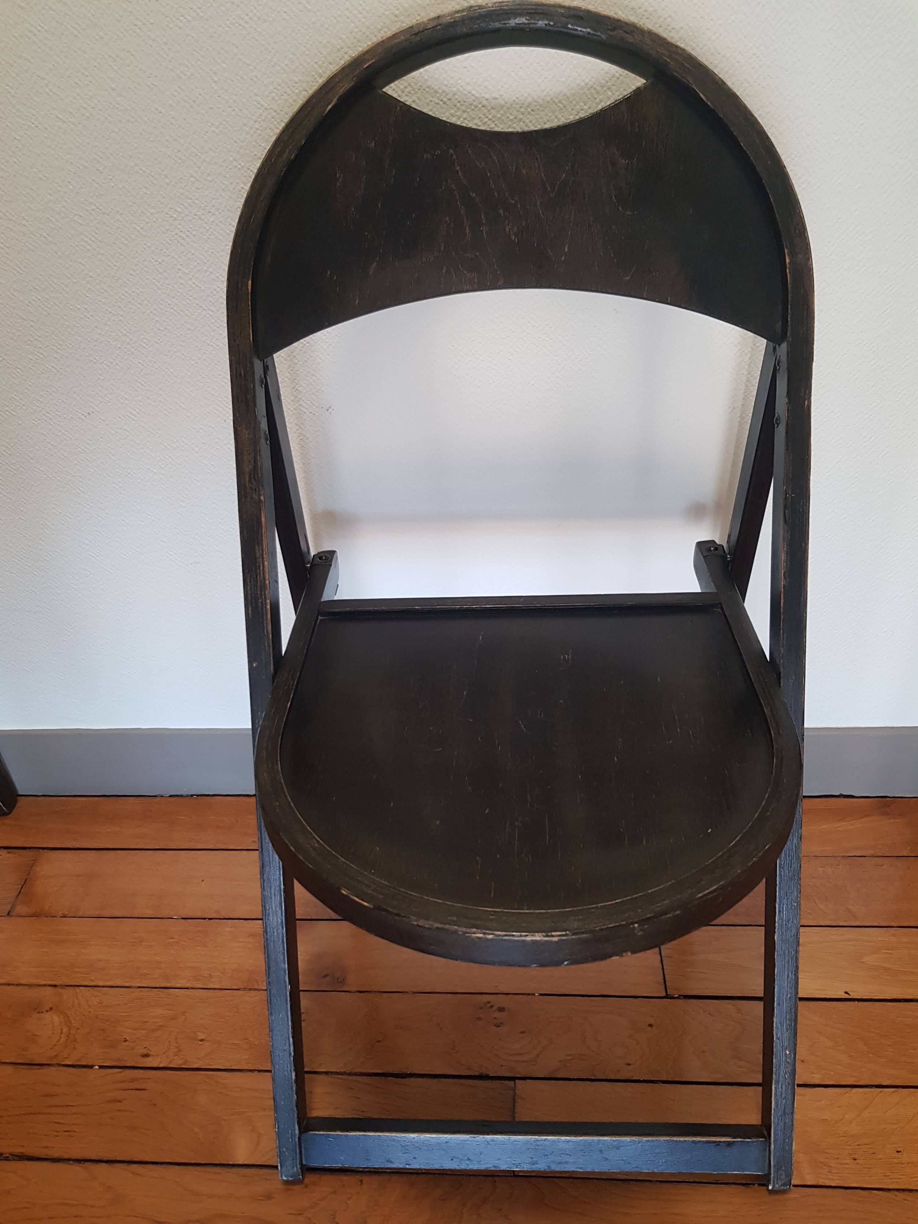 Lot of 3 folding chairs tunaet b751