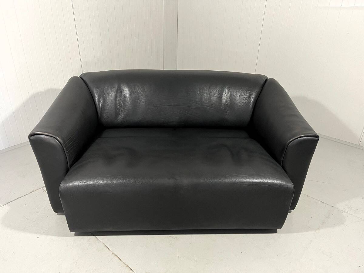 De Sede DS 47 dark brown neckleather 2-1/2 seats sofa