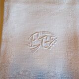 Lot de 11 serviettes monogrammes "FW"