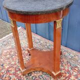 art deco pedestal table