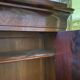 Vintage mahogany wardrobe with large low drawer