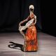 Ceramic sculpture signed M. Detry – Cicogna