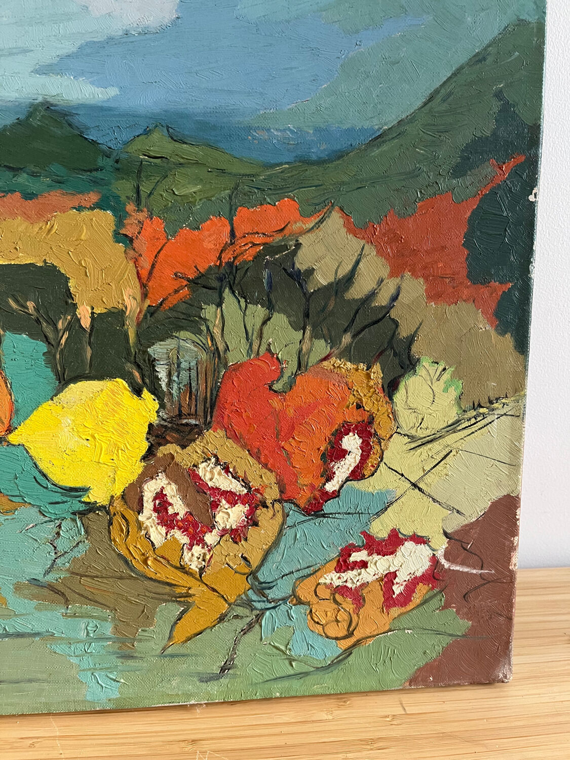 "The Cabin" oil on canvas, 1957