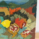 "The Cabin" oil on canvas, 1957