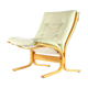 Fauteuil rétro vintage en cuir Ingmar Relling Siesta