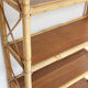 Vintage rattan shelf