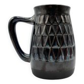 Mug/tasse en grès • Søholm • Série bleue d'Einar Johansen • Danemark 60s