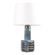 Sculptural table lamp Søholm blue green brown, modern Danish from the 1960s.