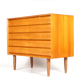 Commode basse garçon rétro vintage danois en teck des années 60