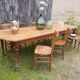 Old farm table in pine 3 meters