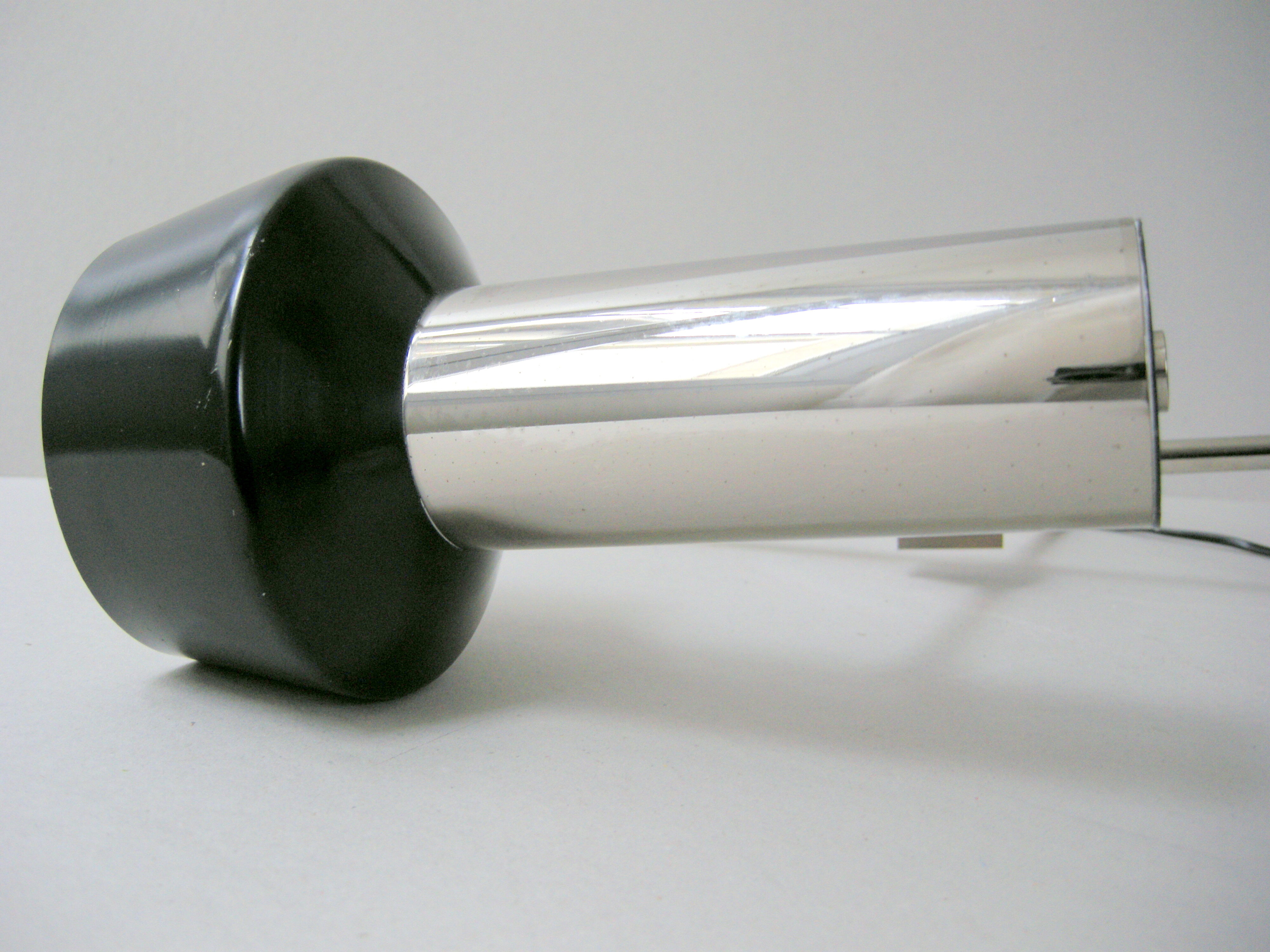 Lampe à poser vintage 1960 chrome