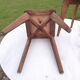 Pair of vintage stools wood