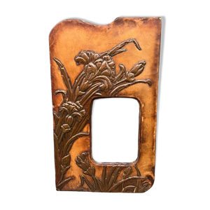 Cadre en cuir par m. - art nouveau