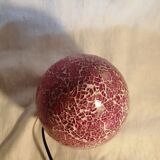 Mosaic glass egg lamp