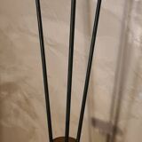 Mid century floor lamp 1950 to 70 sheet metal lampshade steel tricolor paint lidokov boscovice