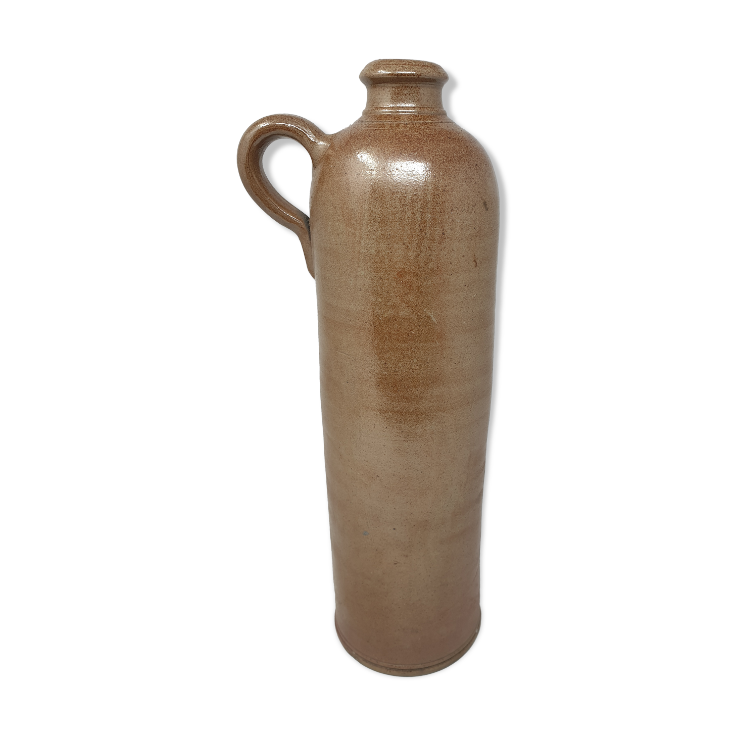Old stoneware bottle with handle