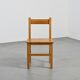 Set of six chairs Maison Regain, circa 1970