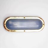 Old elongated barge wall light
