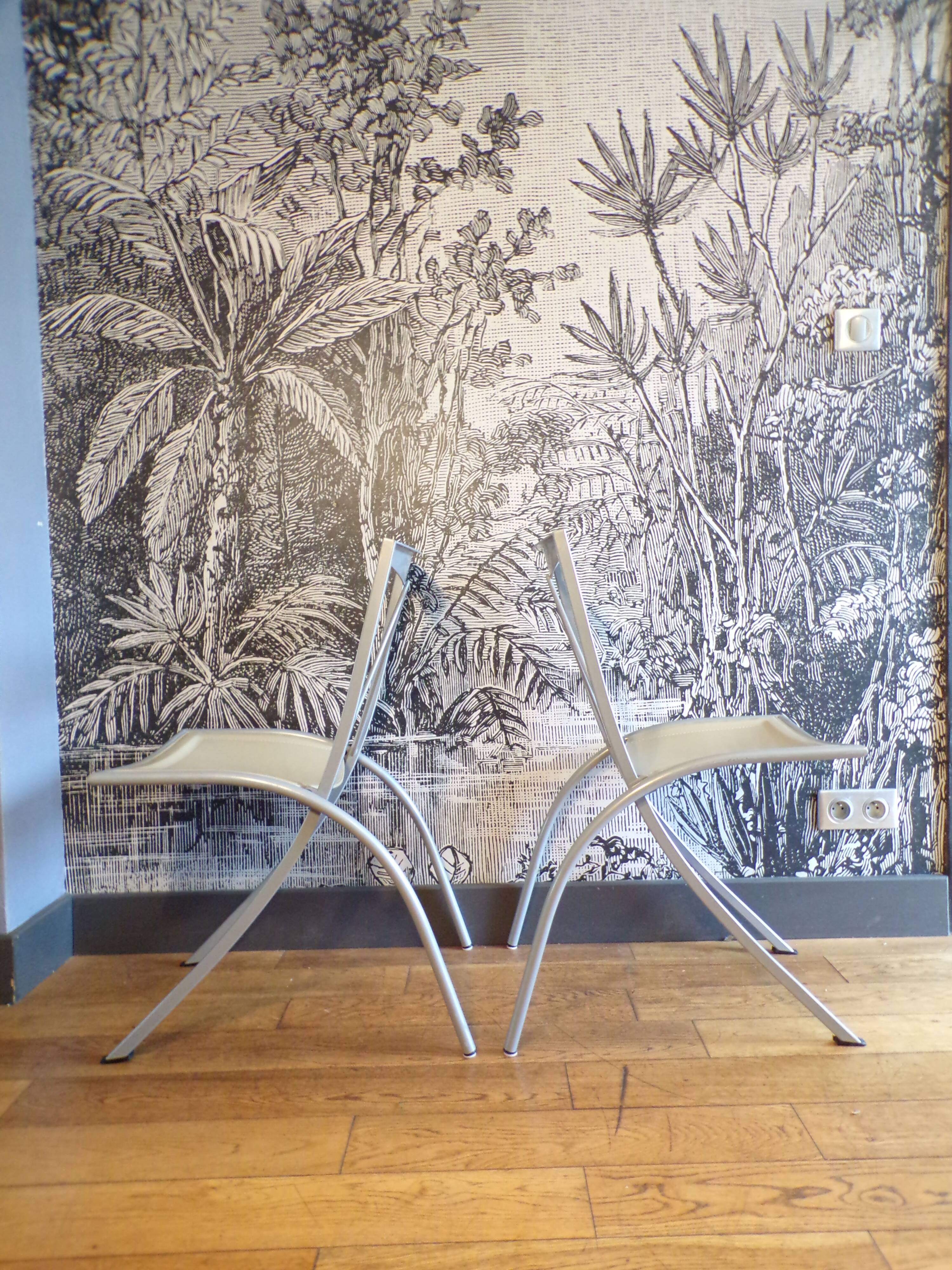 Pair of Bella Cattelan Italy chairs