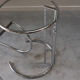 Fauteuil et table d'appoint (dans le style de Ludwig Mies van der Rohe et Eileen Gray)