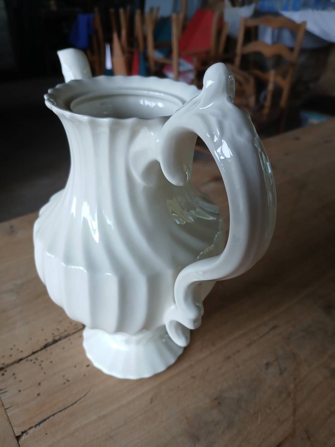 Old coffee pot stamped myott