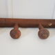 Wooden wall hook