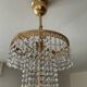 Vintage Crystal Tassel Cascade Chandelier