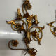 Appliques dorées florentines extra grandes, ensemble de 2