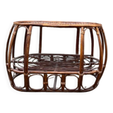 Rattan coffee table