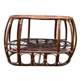 Table basse rotin