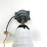 White enamelle tole wall lamp ø 31 cm brand benjamin usa