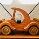 Wooden lamp from the 80
