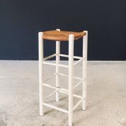 Rustic Handcrafted High Stools, France, 1940s, Set of 5