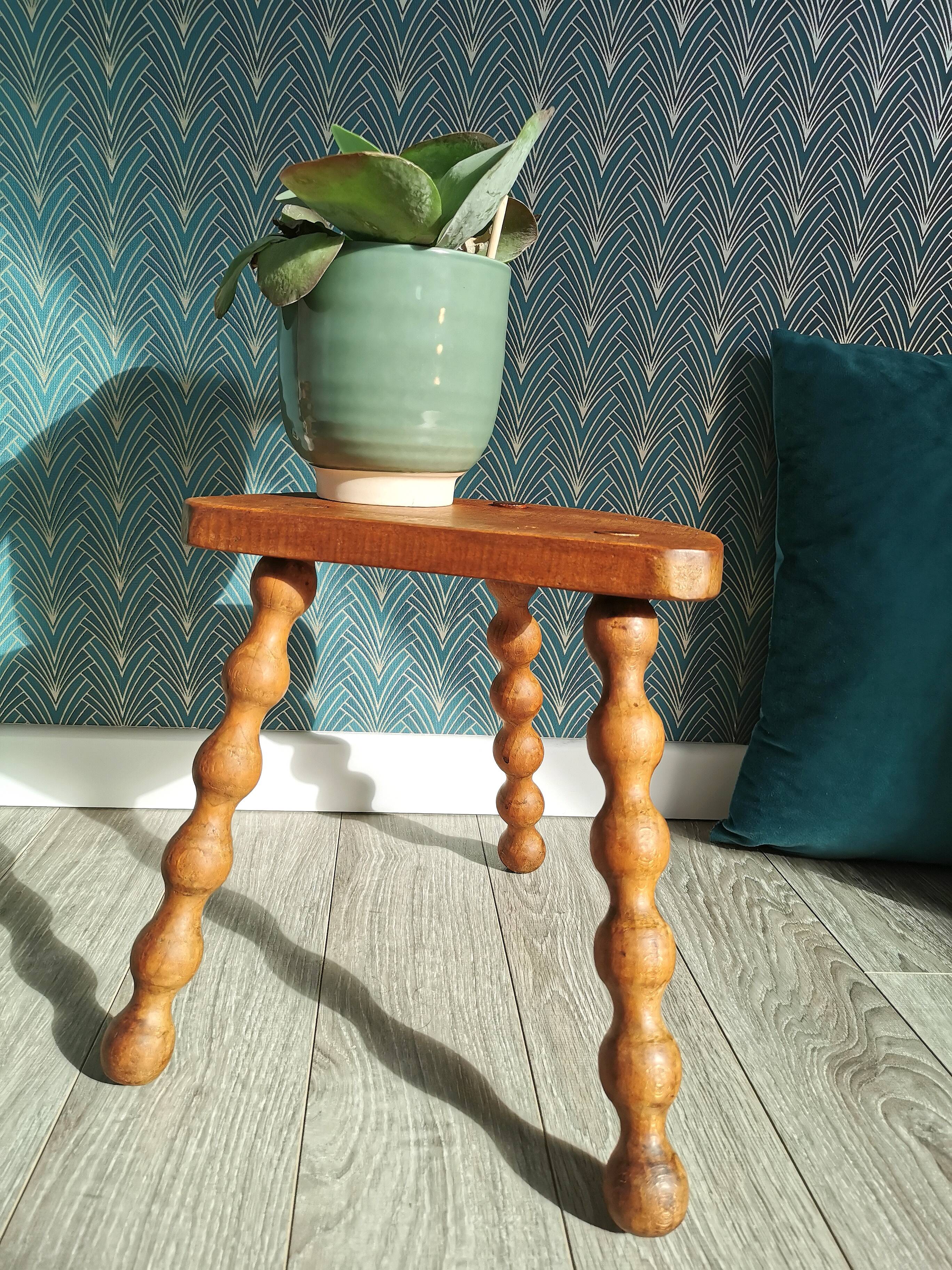 Vintage tripod stool