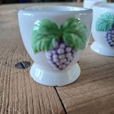 3 coquetiers anciens Barbotine